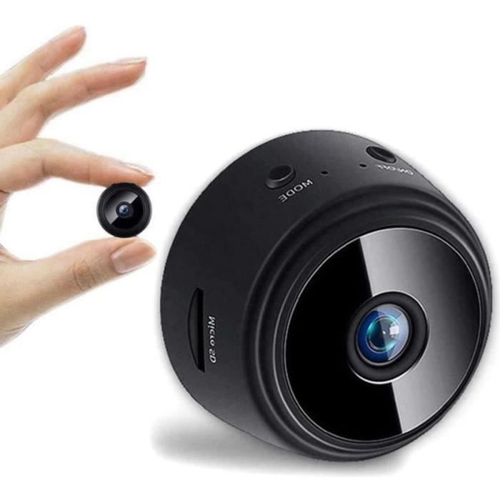 Camera Espion HD 1080P Enregistreur - Mini Camera Espion Sans Fil - Camera  Surveillance Wifi - Vision Nocturne IR - Detection de Mouvement - Grand