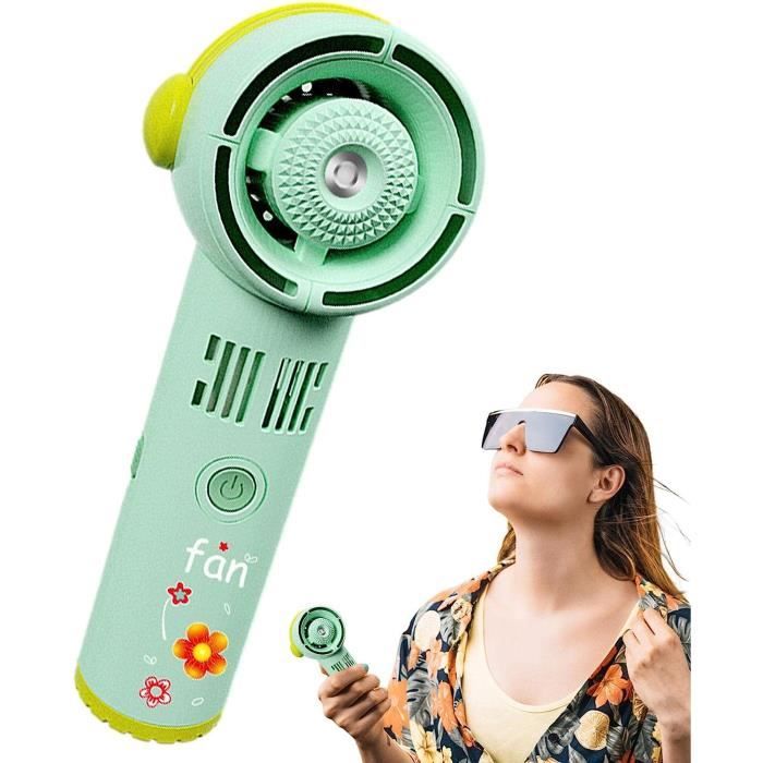 Mini Ventilateur à Main avec Batterie Rechargeable USB et Support – El Hamiz Online
