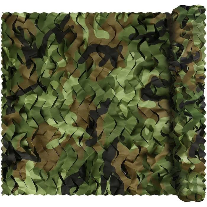 Filet de camouflage renforcé militaire / 6x7 - Gamm vert