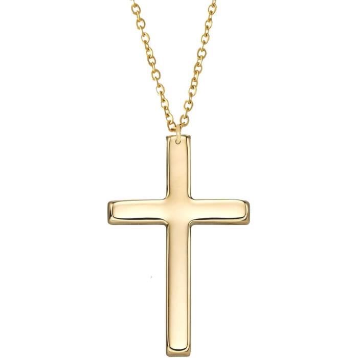 Collier croix fleur de naissance personnalisé, bijoux pour femme en