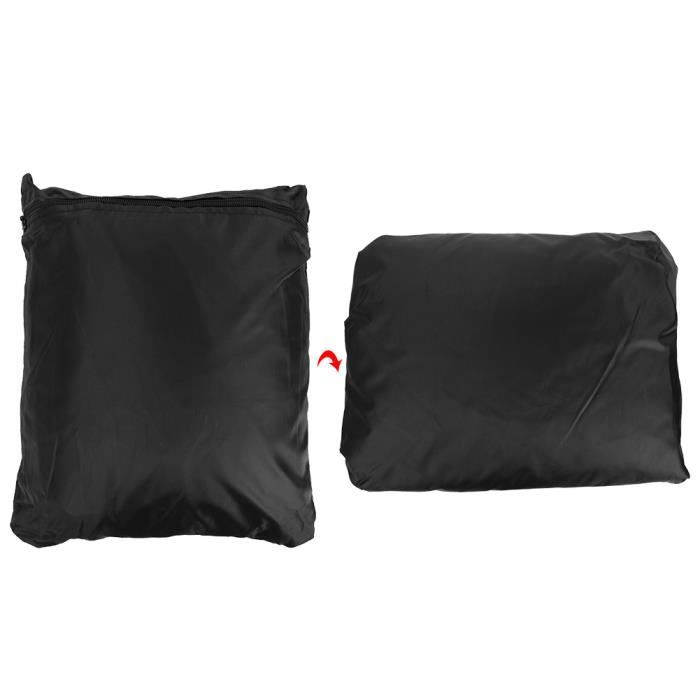Housse Protection Tondeuse Et Tout-Terrain Ibasenice - Couverture Extérieure UV Poussière Noir 210x120x115cm