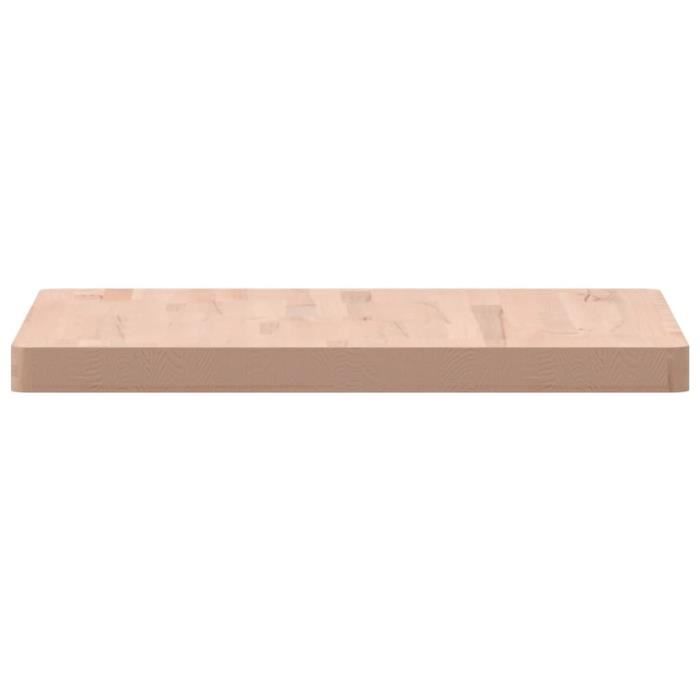 Dessus De Table Carré En Teck Massif - 50x50x2,5 Cm - Pour Rénover Une Table, Style Naturel Et Durable