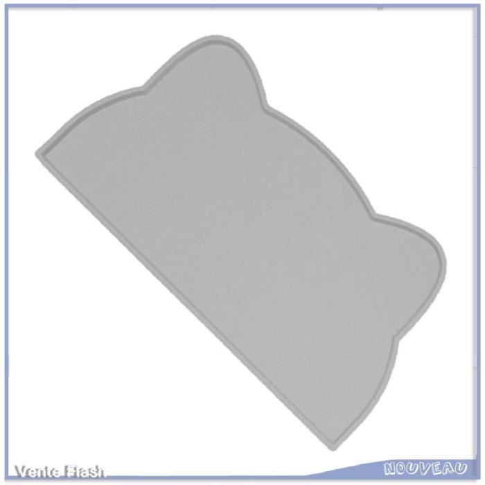 Comparer les prix de Tapis de gamelle pour chat - V GEBY - 17.3in - Antidérapant en silicone - Bord surélevé - Facile à nettoyer