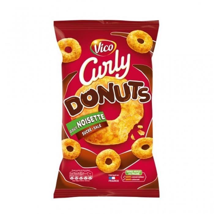 Vico Curly Donuts Gout Noisette Sucre Sale 100g Lot De 6 Cdiscount Au Quotidien Vico Curly Donuts Gout Noisette Sucre Sale 100g Lot De 6 Cdiscount Au Quotidien