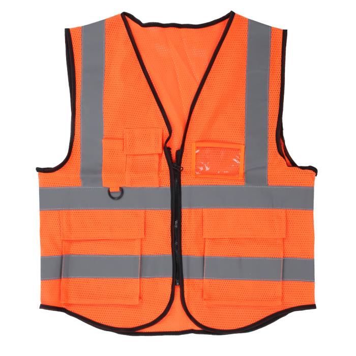 GILET LESTÉ AVEC BANDES RÉFLÉCHISSANTES / GILET D'ENTRAÎNEMENT