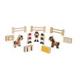 Figurines Mini Story - JANOD - Centre équestre - 12 pièces - Enfant - Mixte - A partir de 3 ans-1