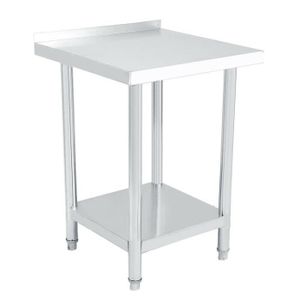 Table De Travail Pro Inox Royal Catering RCAT-100/70 - 100x70 Cm, 120 Kg - Neuf