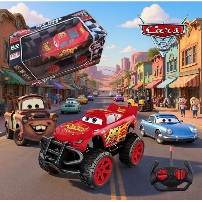 Voiture télécommandée Cars Flash McQueen • Voitures Télécommandées