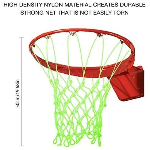 Anneau De Basket-Ball Taille Officielle 45 Cm Avec Filet NBA Et Fixations Murales - Ultra Résistant Pour Adultes Et Enfants