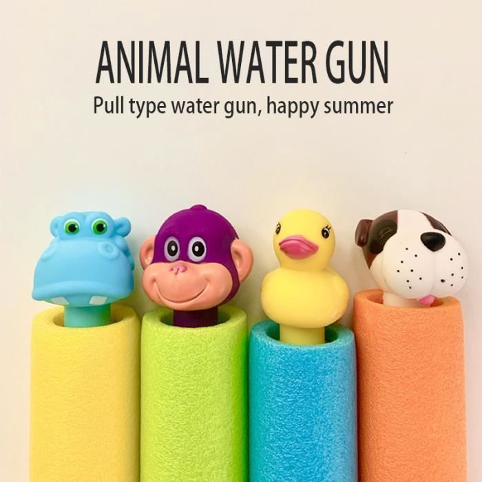 Pistolet à Eau en Mousse - SSS - Jouet pour Garçons - Léger et Compact - Projection jusqu'à 6m