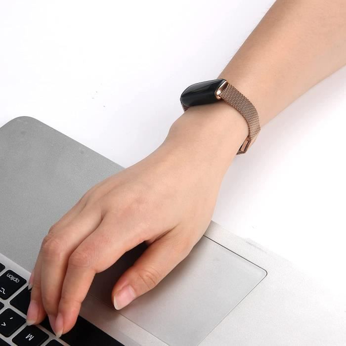 Bracelet Compatible avec Fitbit Luxe Bracelet en Acier Inoxydable Bracelet  de Remplacement de Montre pour Femme à la Mode et E[1274] - Cdiscount  Téléphonie