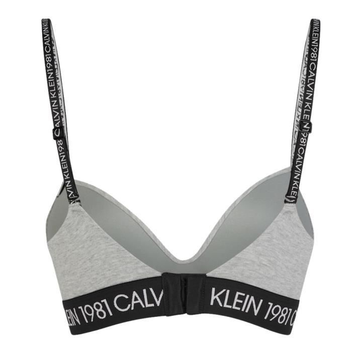Soutien-gorge Gris Femme Calvin Klein Underwear Grey - Cdiscount  Prêt-à-Porter