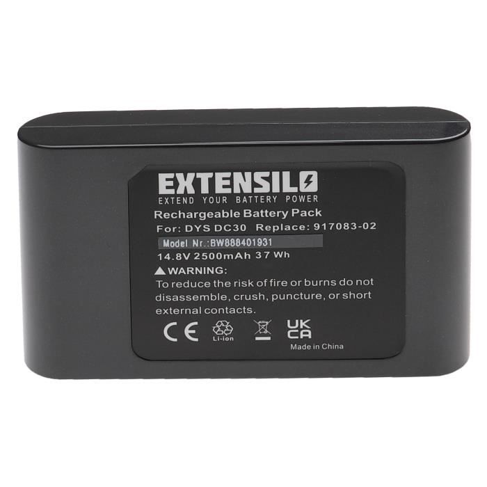 EXTENSILO Batterie compatible avec Dyson DC62 Animal, Absolute