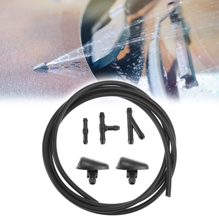 Kit Buses Lave-Glace Avant 2.2m Tuyau + Connecteurs Pour Jeep Grand Cherokee WK2 Et Dodge