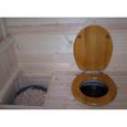 Abri toilette sèche extérieure en bois Habrita Foresta - 120x160cm-2