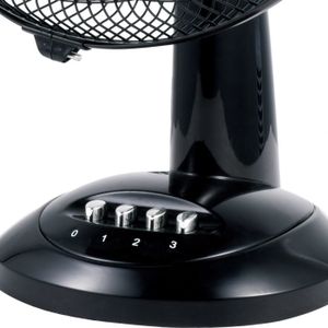 Ventilateur Mural ARDES Avec 3 Pales Rotatives - Télécommande Incluse - Noir | Neuf, Modèle AR5W40R