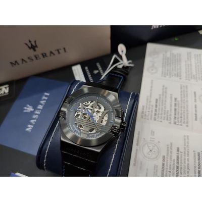 MONTRE Homme MASERATI Automatique Cadran Squelette en