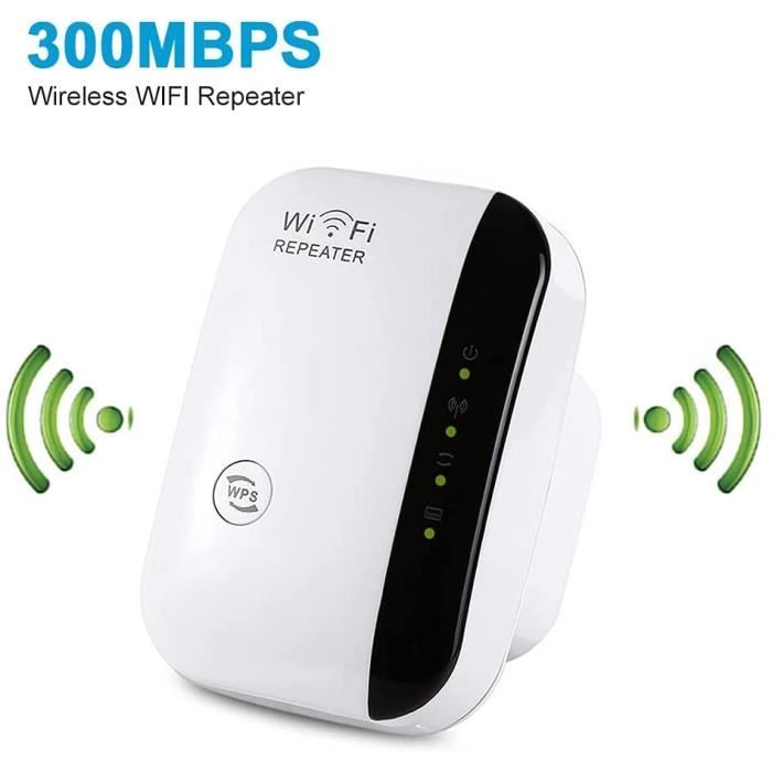 Répéteur wifi sans fil ap 300mbps réseau wifi extender extendeur longue  portée point d'accès booster de signal[566] - Cdiscount Informatique