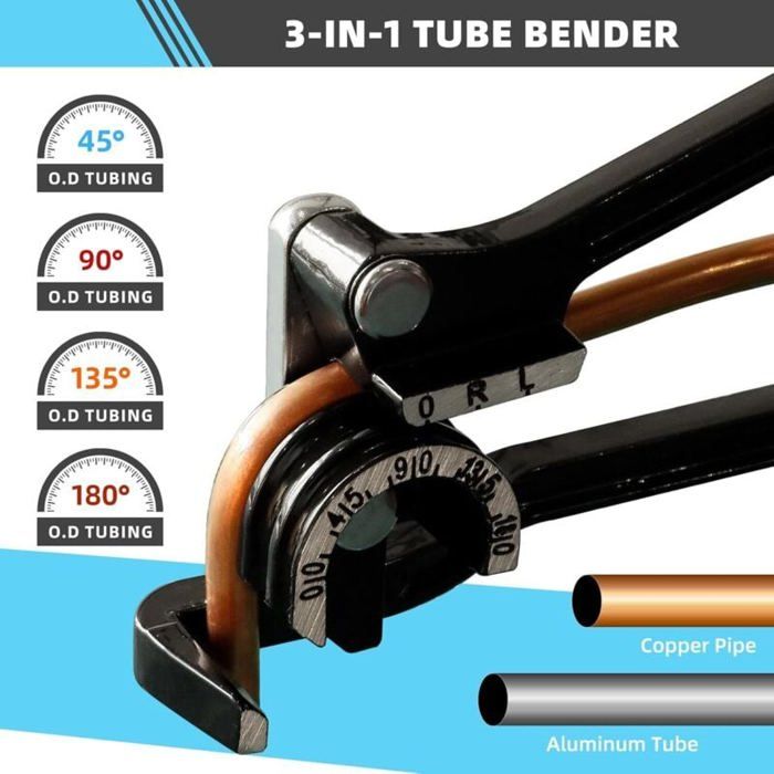 Cintreuse de tubes 3 en 1, pince à cintrer manuelle de 0 à 180°, pour — free download