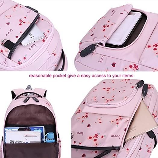 Wadirum Sac à Dos Stylisé Pour Les Adolescents Filles Étudiant Sac