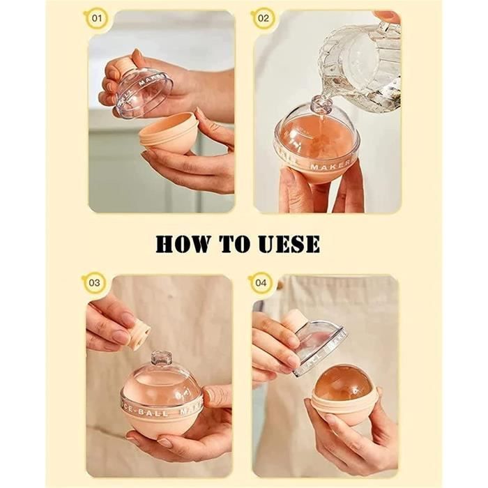 Light Bulbs Ice Molds Ice Ball Maker Whiskey Ice Mold Silicone Ice
