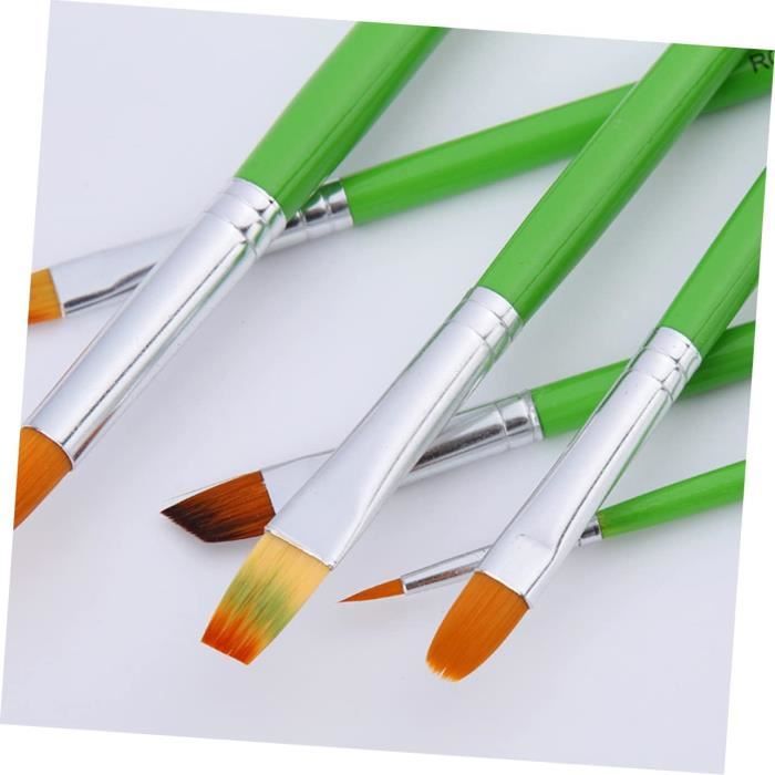 Brosse INOX Avec Manche Plastique Vert