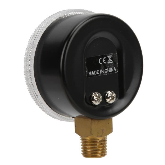 Manomètre, 1/4 NPT Laiton Montage Latéral Manomètre De Pression De