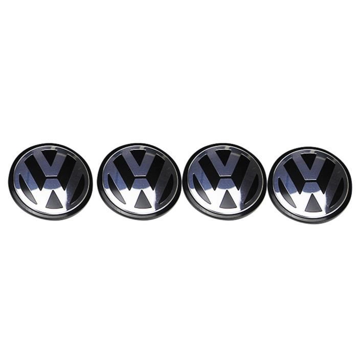 4 x Caches Moyeux Centre Roue Logo VW 76MM pour Volkswagen Toureg 7L6 601  149 - Cdiscount Auto