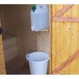 Abri toilette sèche extérieure en bois Habrita Foresta - 120x160cm-3