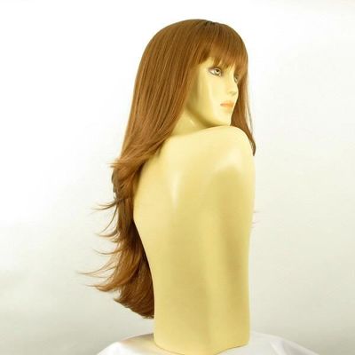 Perruque Mi-longue Méchée Blond Racine Foncée - Synthétique, Taille Moyenne, Neuf Virginie YS