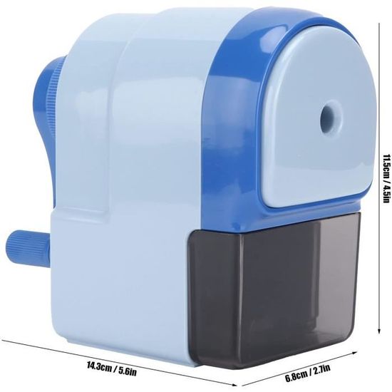 le bureau Avec manivelle Rotatif pour l/'école le bureau Rouge Fiacvrs Taille-crayon manuel de bureau Pour enfants