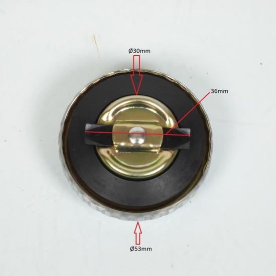 Bouchon De Réservoir à Clé TEKNIX Aluminium Pour Moto 50 YAMAHA TZR, MBK X-POWER Et DERBI GPR