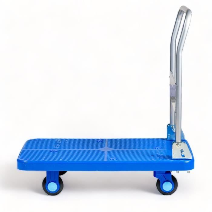 Chariot Transport Lourd Garage Déménagement Chariot De Manutention Pliable - Charge Max 300 Kg - 4 Roues (2 Pivotantes) - Pour Garage, Déménagement, Magasin Chariot Pliable Rangement Facile Chariot Transport Lourd Garage Déménagement Chariot De Manutention Pliable - Charge Max 300 Kg - 4 Roues (2 Pivotantes) - Pour Garage, Déménagement, Magasin Chariot Pliable Rangement Facile