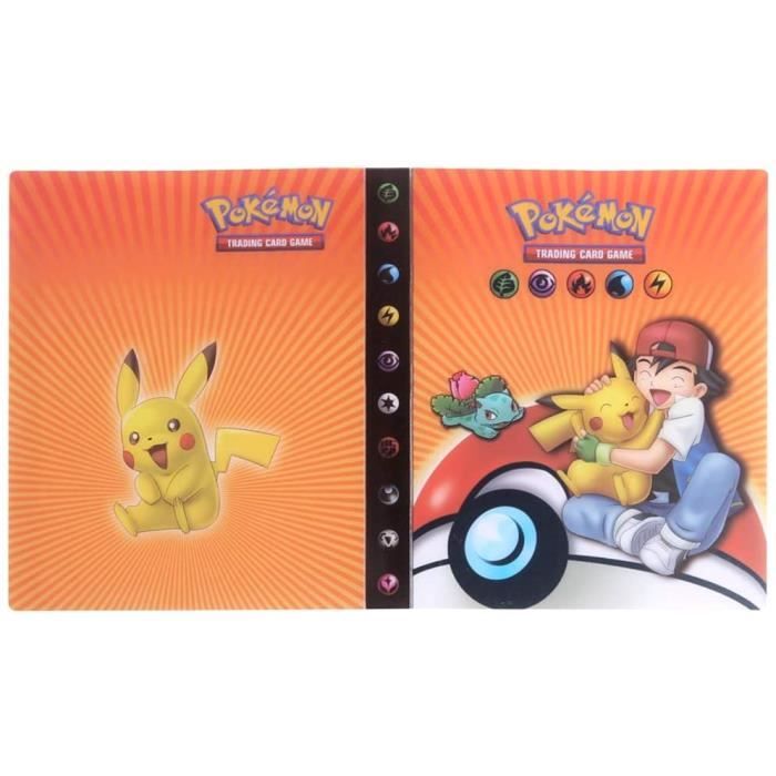 Classeur à Cartes 30 Pages – 240 Cartes, Protection Contre Poussière Et Pliures, Pour Pokémon Et Autres Cartes Standards