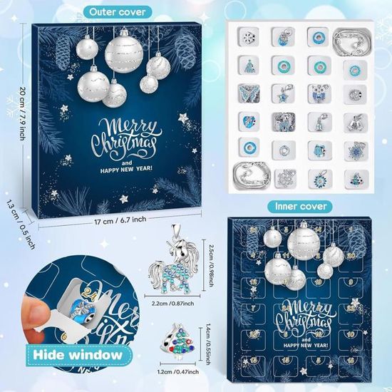 Calendrier de l'Avent Stitch Noël 2024, Cadeau Surprise pour Enfants - Maison