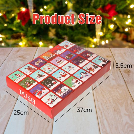 Calendrier De L'Avent Chaussettes 24 Jours - 24 Paires De Chaussettes Confortables - Cadeau De Noël Pour Famille, Amis, Adultes Et Ados