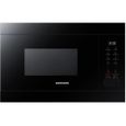 SAMSUNG Micro ondes Encastrable MS22T8254AB, 22 litres, Noir glossy-0