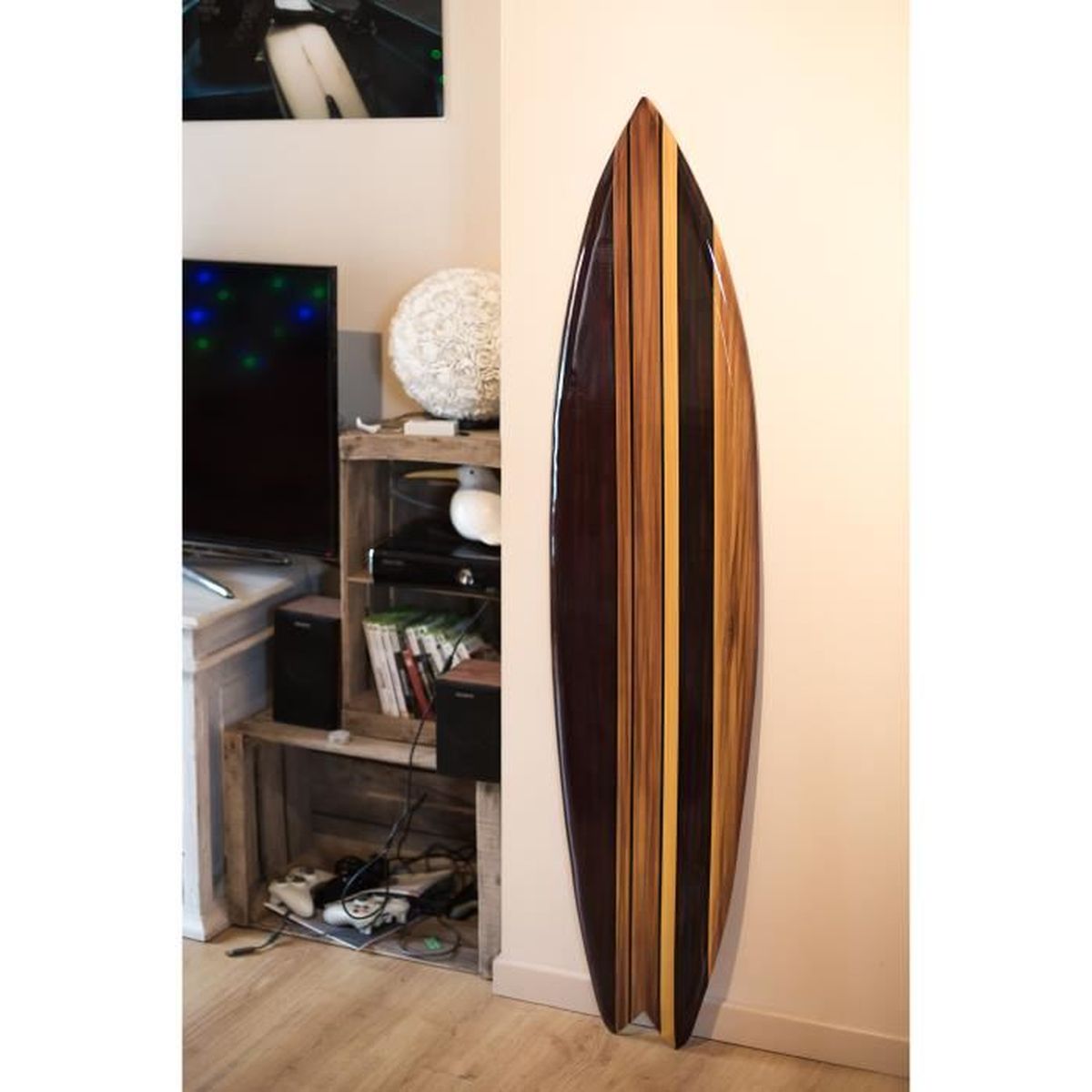Wallpaper Planche De Surf Vintage En Bois 1m50 Achat Vente Objet HD