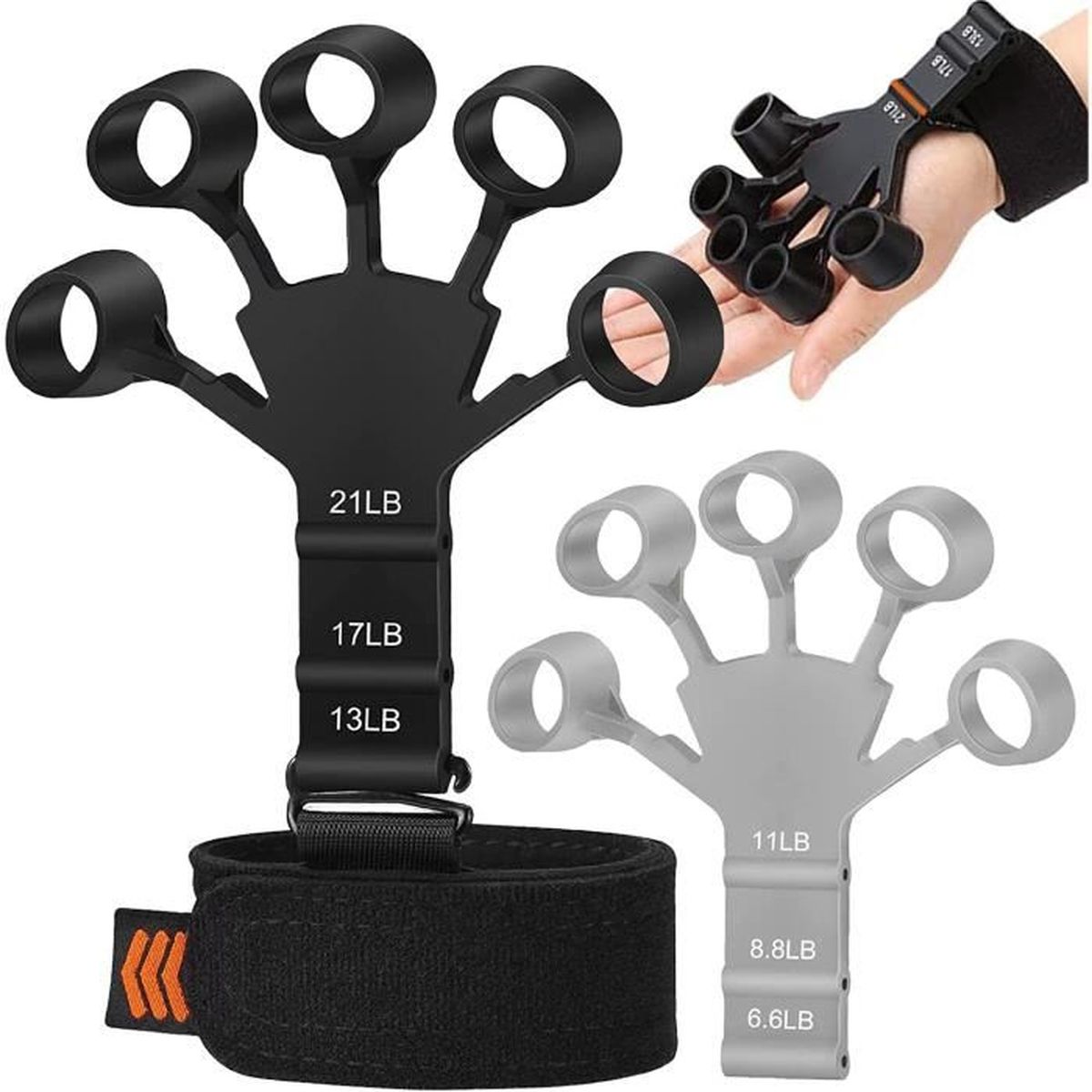 Exerciseur De Poignet Avec Compteur – Résistance Réglable 5-100 Kg, Anti-dérapant