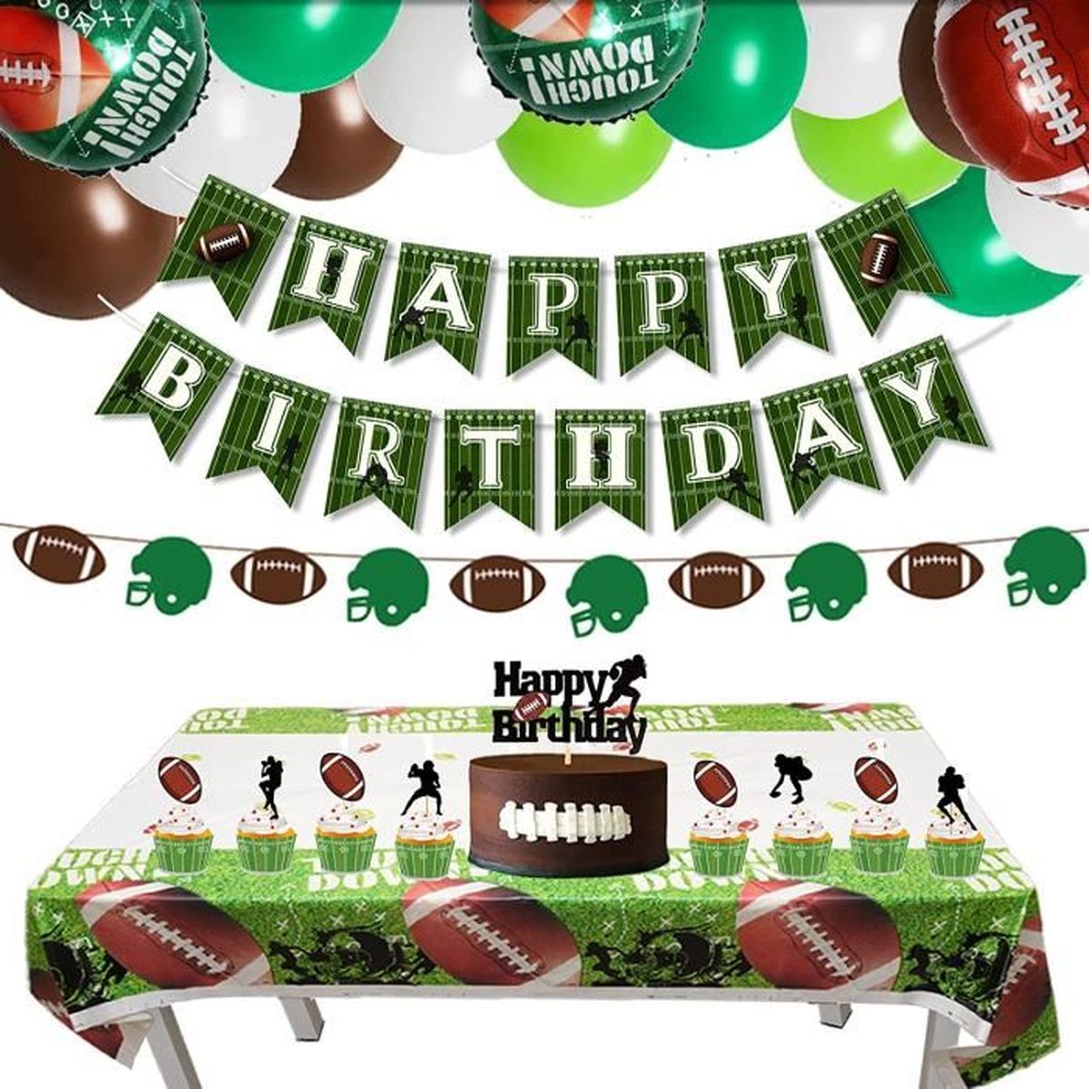 Cpolebev 20 Labyrinthes Football – Jeux De Puzzle Verts, Cadeaux De Fête, Décorations Anniversaire, Pour Enfants, Fournitures De Fête, Thème Foot
