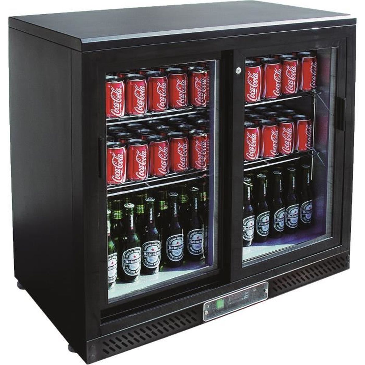 Arriere Bar 2 Portes Coulissantes 208 Litres Achat Vente Armoire A Boisson Cdiscount