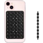 TECHTA Silicone Double Face Support de Téléphone à Ventouse, Amovible Porte Téléphone Voiture Mains Libres