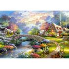 Puzzle 1000 pièces - CASTORLAND - Springtime Glory - Paysage et nature - Adulte - Intérieur
