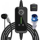 JATRHG EV Chargeur 12M 7.2KW-1.5KW 32A|16A|13A|10A|8A Type 2 Câble de Charge Voiture Electrique Portable Courant Commutable