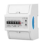 Compteur électrique monophasé Compteur Électrique Numérique MonophaséDIN-Rail Mètre KWh - Shipenophy -20(80)A220V 2 Fils 4P 10x7,6cm