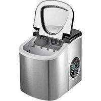 BuoQua Machine a Glacons Portable 12kg par 24H Mini Commercial Ice Maker avec LCD (noir-argente)        [Classe energetique B