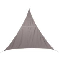 Voile d'ombrage triangulaire - HESPERIDE - Curacao - 2 x 2 x 2 m - Polyester - 180 g/m² - Marron