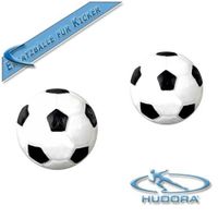 Balles de rechange pour babyfoot HUDORA 71417 - Blanc et noir - Dimension spéciale Junior: 48-54 cm