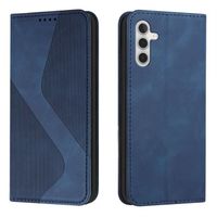 Coque Pour Samsung Galaxy A34 5G 6.6" Cover Housse Téléphone portefeuille magnétique Protection Etui, Bleu Flip PU Cuir Souple case