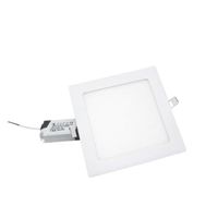 Spot LED Extra Plat Downlight Carré 12W Blanc - Blanc Froid 6000K - 8000K